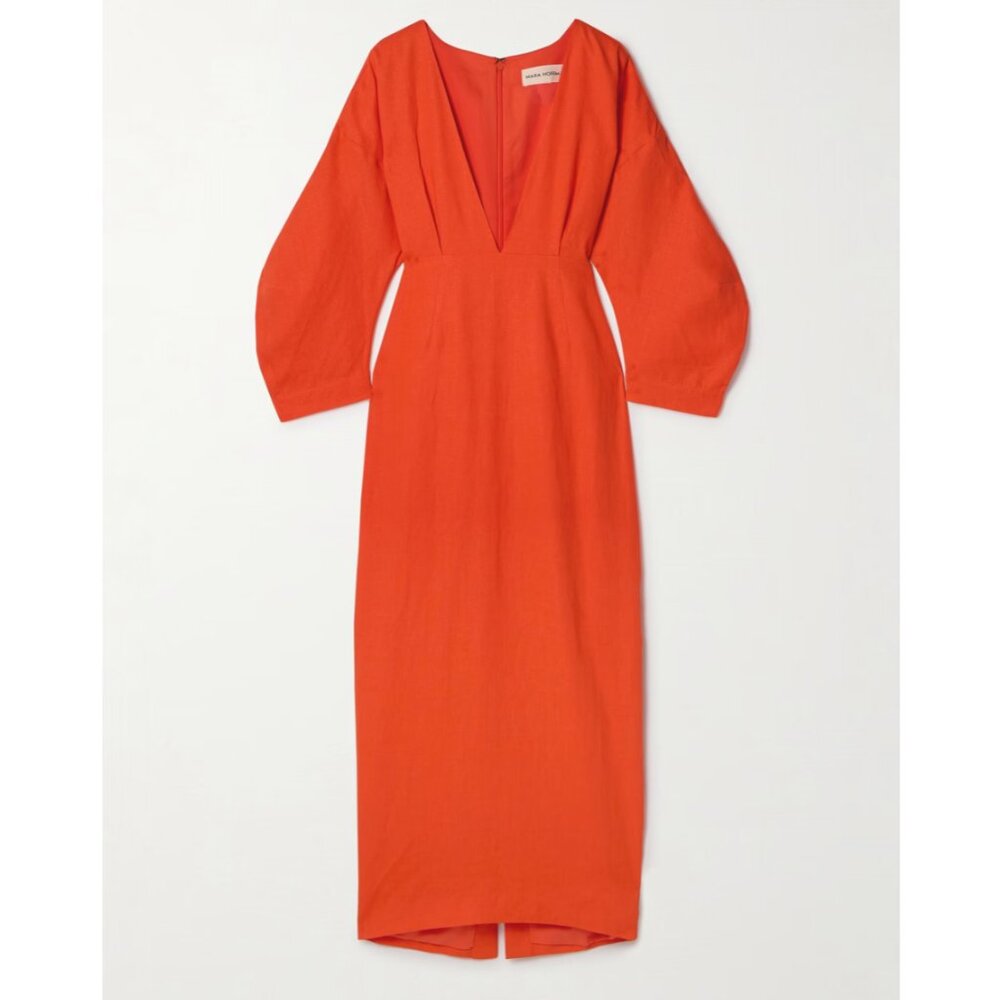 Mara Hoffman Orange Irina Dress